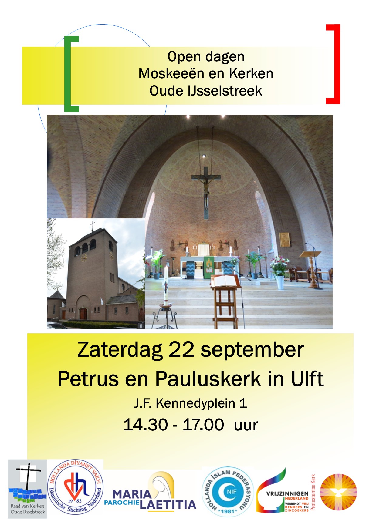Affiche Open Dagen 2018 PetrusEnPauluskerk Ulft 22 09 2018